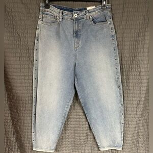 I.N.C. Denim Baggy mom jeans with small detailing